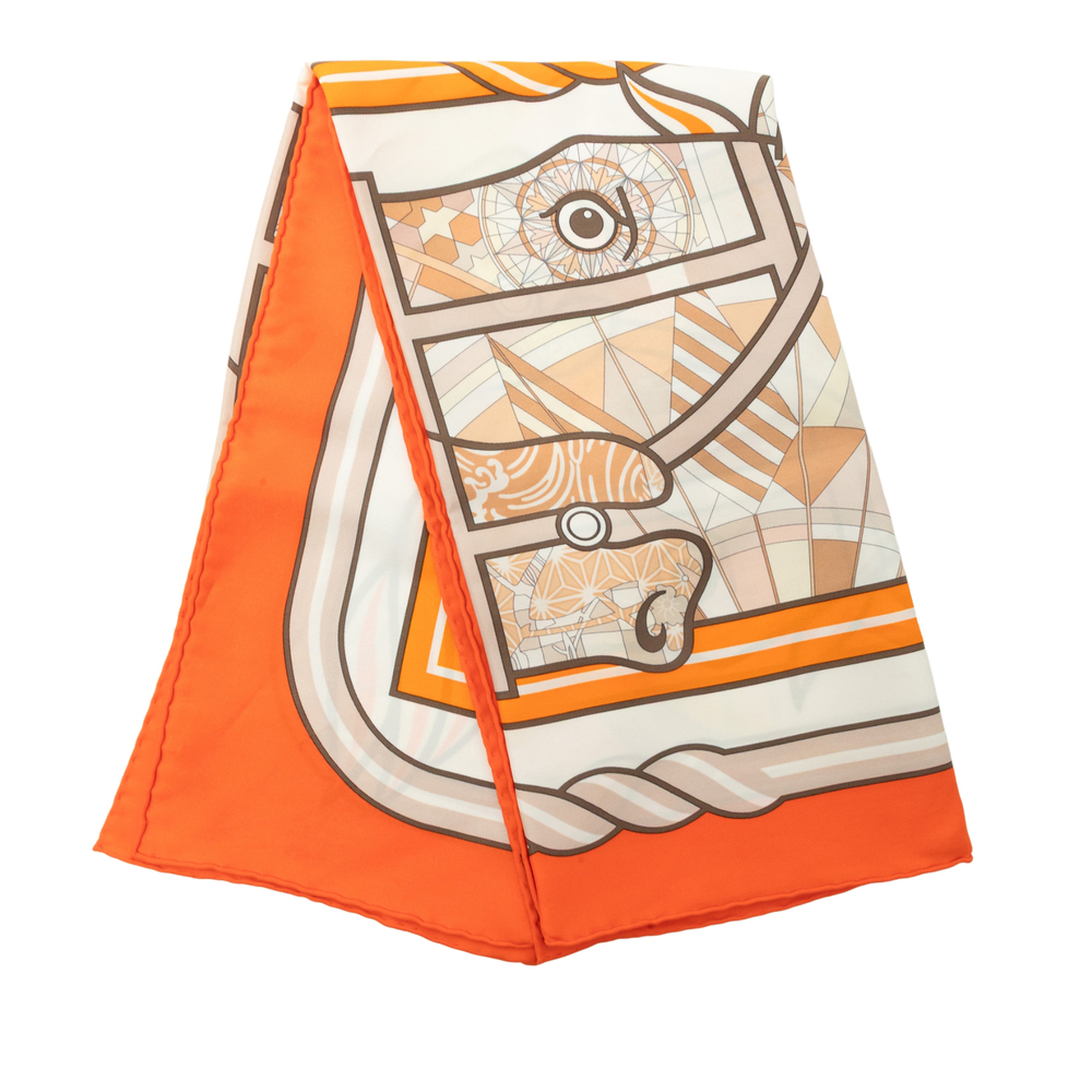 Pre-Loved Hermes Quadrige Silk Scarf 70